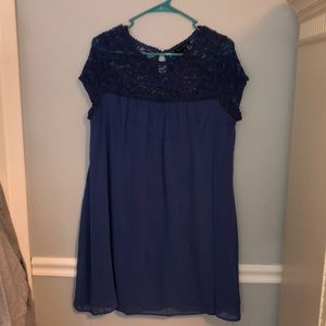 Blue Lace As U Wish Dress